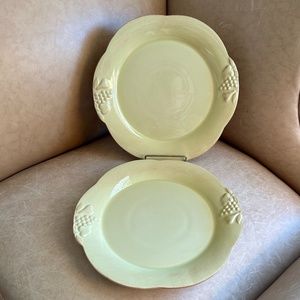 Set of 2 Casa Stone by Casafina Madeira Harvest Dijon Gold Dinner Plates…